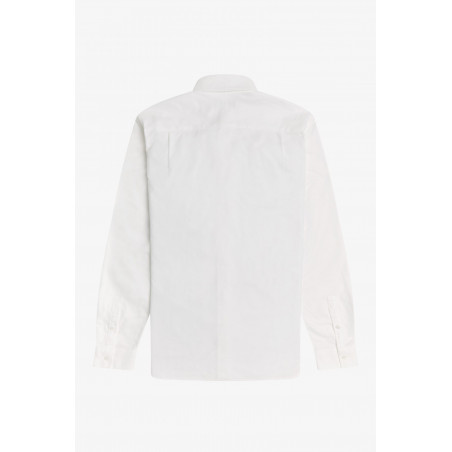 Fred Perry Camicia Uomo Cotone Oxford Bianco Button-Down Prezzo 150,00